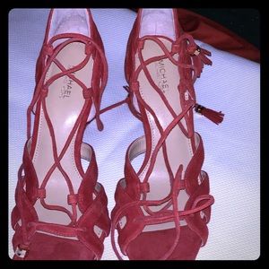 Sandals red MK size 7/5